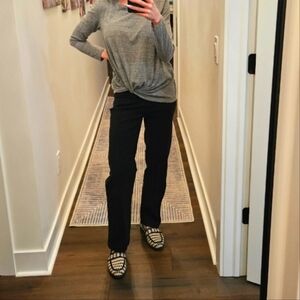 SIDEFEEL Black Wide-Leg Jeans - Size 4
